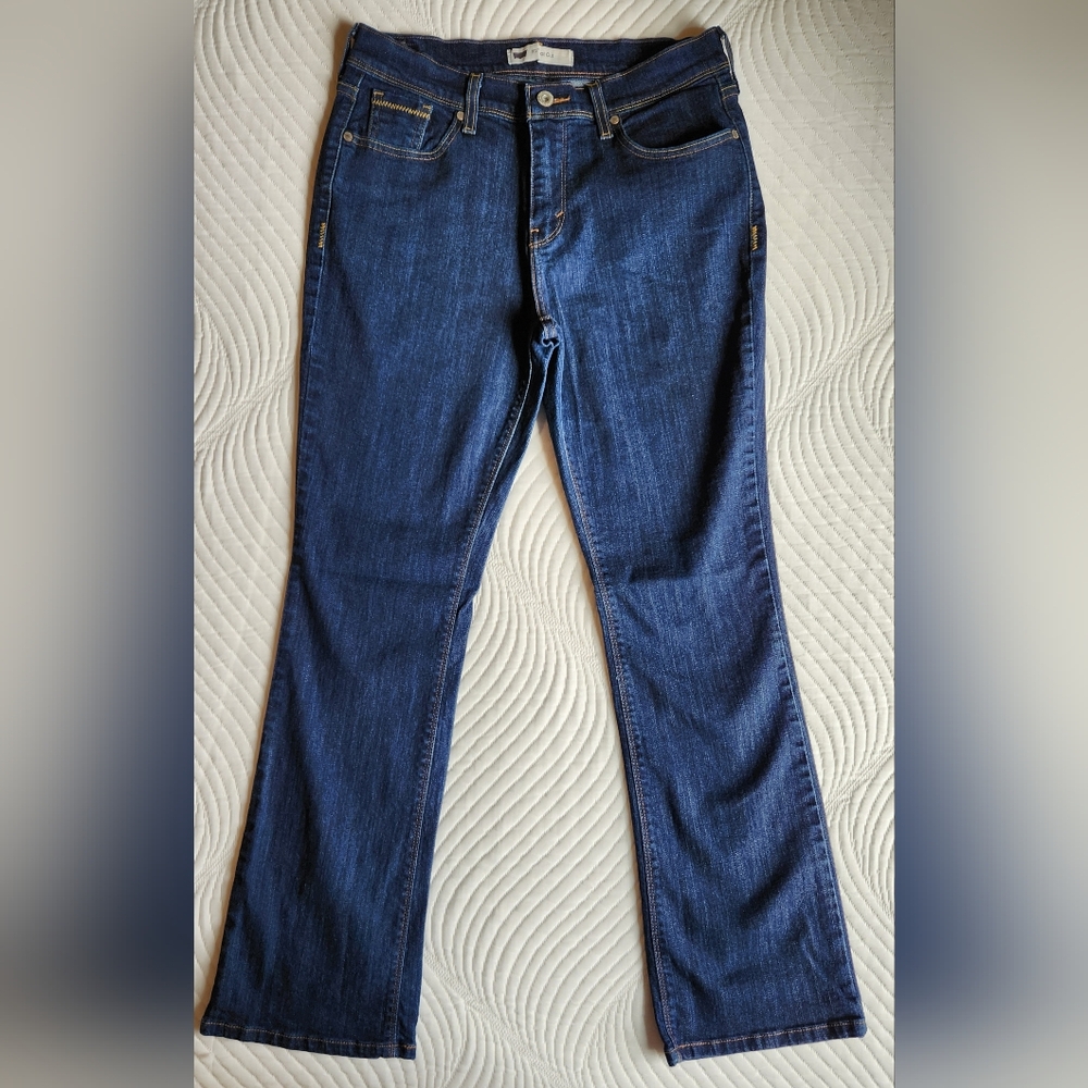 Levi’s 515 Bootcut Jeans | Size 10 | Dark Blue Denim Western | 30" Waist